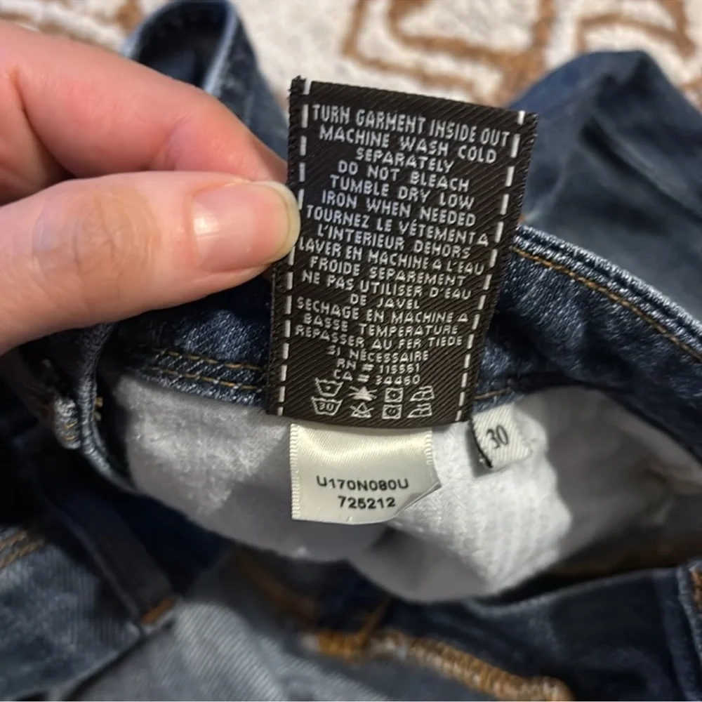 💙 7 For All Mankind 2010’s Low Rise Classic Blue Women's Jeans 30 - Picture 11 of 13